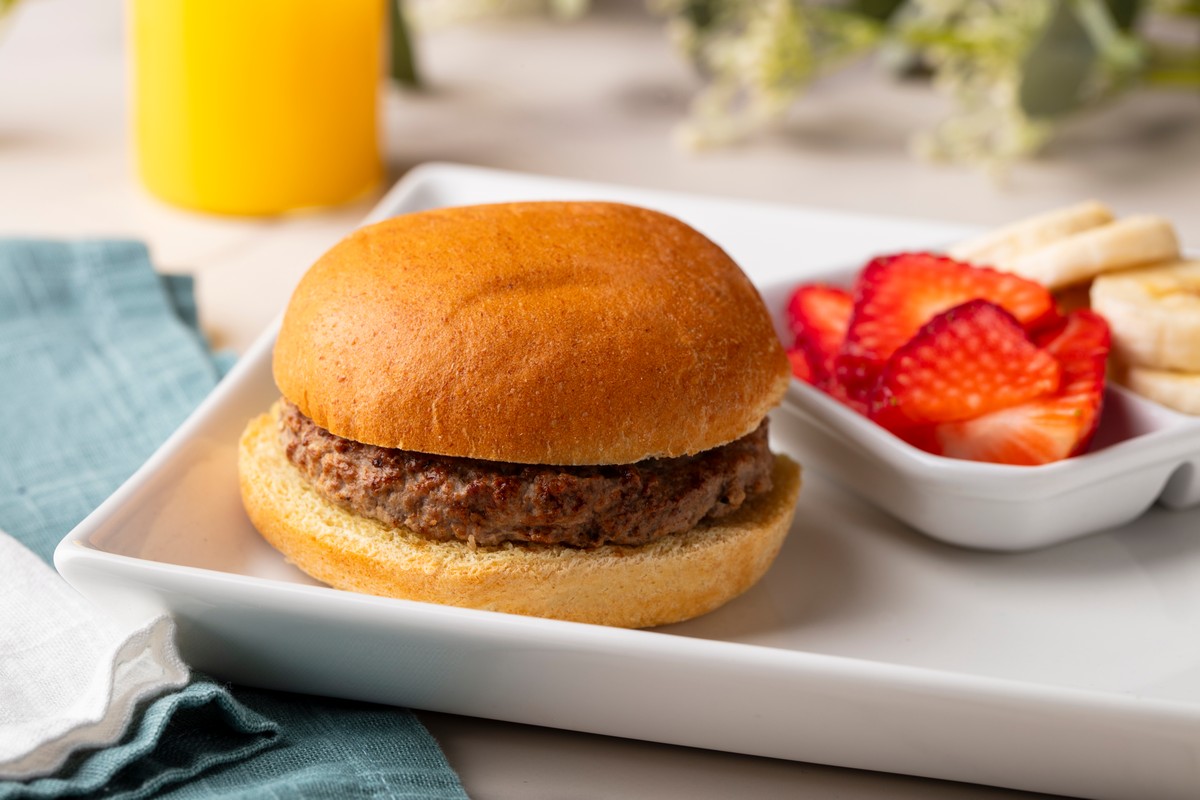 Beef Maple Sausage Breakfast Sandwich