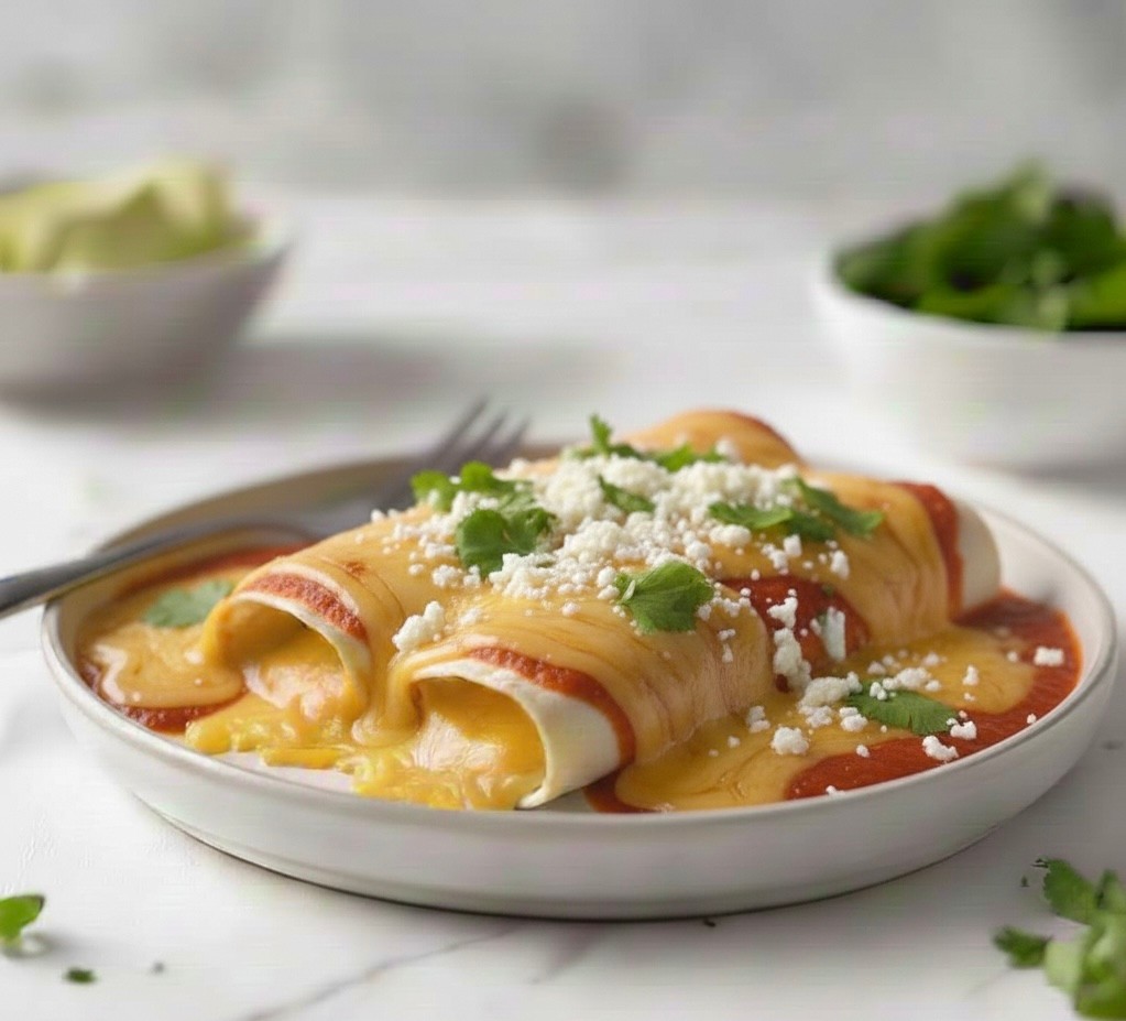 Three Cheese Corn Enchilada