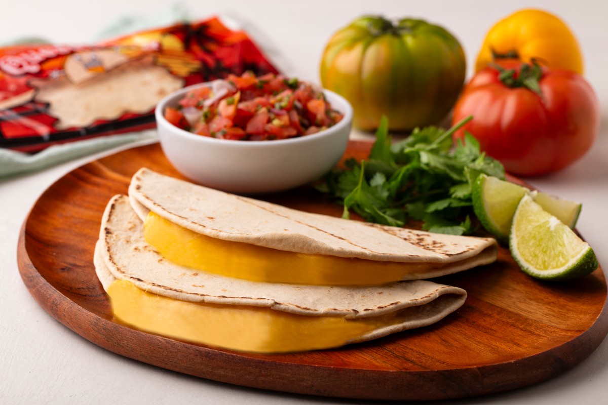 Three Cheese Lunch Quesadilla